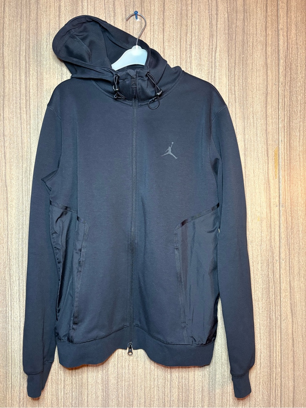 Jordan Black Full-Zip Hooded Performance Jacket